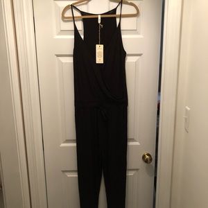 NWT black jumpsuit MEDIUM